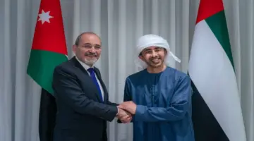 عبدالله بن زايد يستقبل أيمن الصفدي ويناقشان العلاقات الأخوية والتطورات في المنطقة